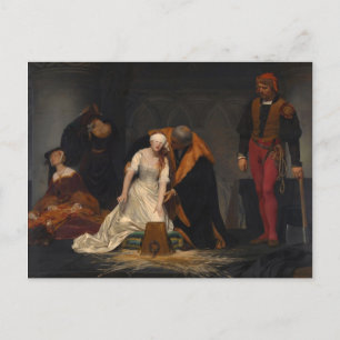 Cartão Postal A Execução de Lady Jane Grey