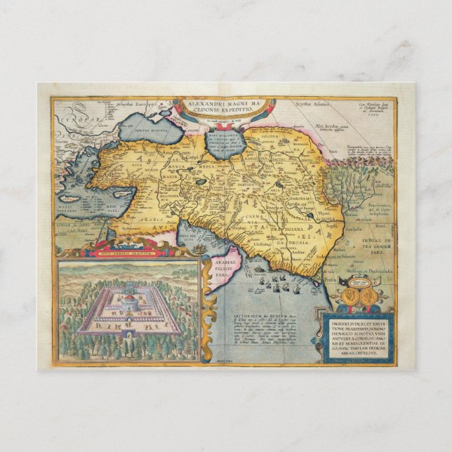Cartão Postal A Expedição de Alexandre o Excelente (Frente)
