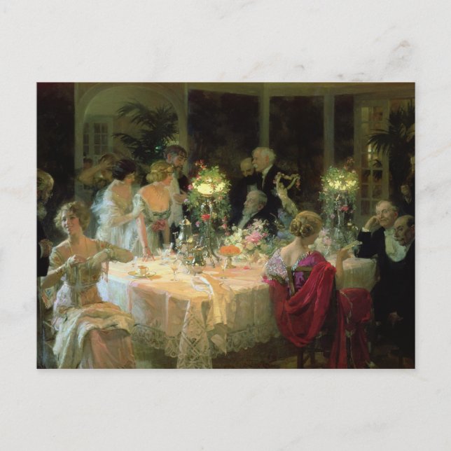 Cartão Postal A extremidade do comensal, 1913 (Frente)