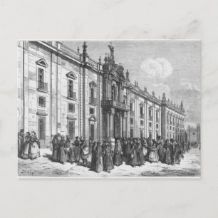 Cartão Postal A fábrica de cigarro de Sevilha