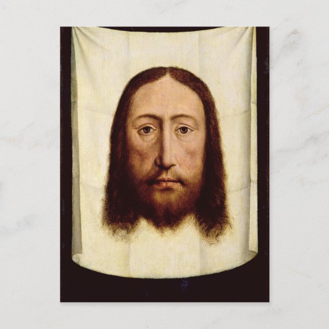 Cartão Postal A face sagrada, c.1450-60 (Frente)