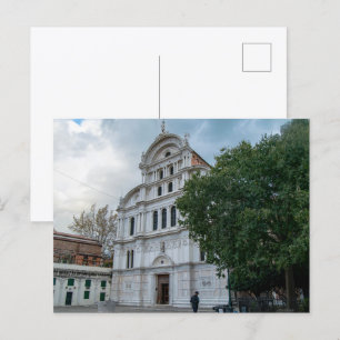 Cartão Postal A Fachada Renascentista da Igreja de San Zaccaria