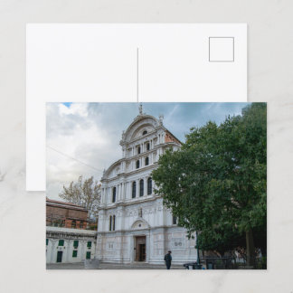 Cartão Postal A Fachada Renascentista da Igreja de San Zaccaria