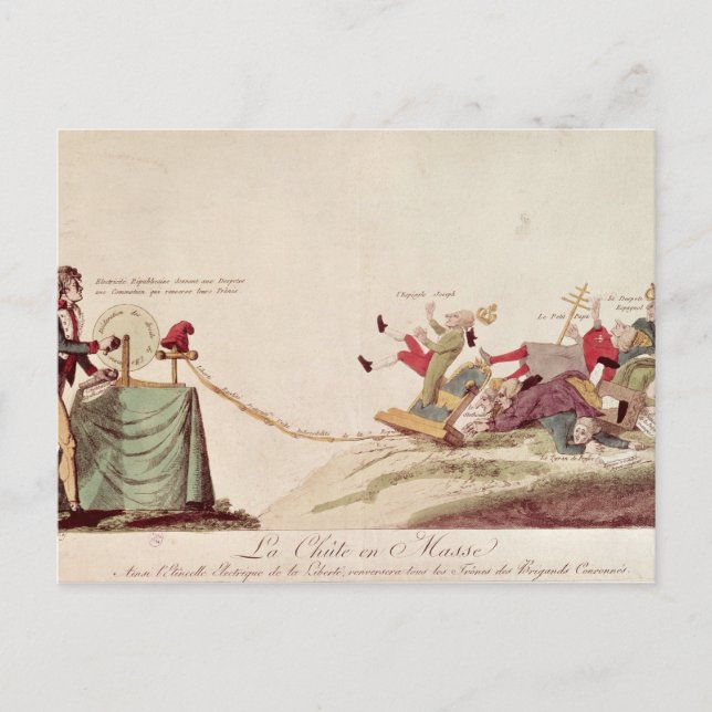 Cartão Postal A faísca elétrica da liberdade' (Frente)