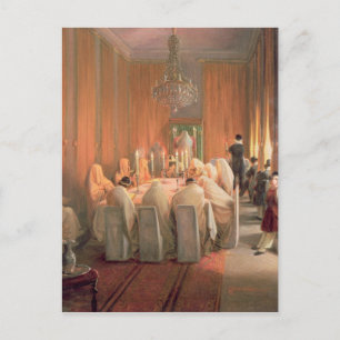 Cartão Postal A Família Rothschild em Oração