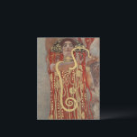 Cartão Postal A famosa pintura de Hygieia de Gustav Klimt.<br><div class="desc">A famosa pintura de Hygieia de Gustav Klimt. Cartão postal.</div>