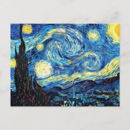 Cartão Postal A famosa pintura de Van Gogh, Starry Night