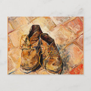 Cartão Postal A famosa pintura Van Gogh, Calçados,