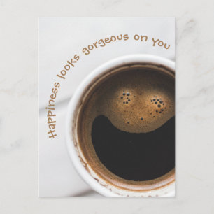 Cartão Postal A felicidade fica linda em você