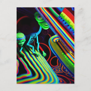 Cartão Postal A Festa de Aniversário Secreta Surrealismo Ken Gag