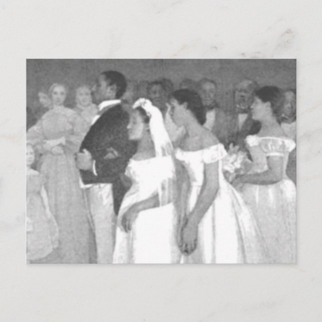 CARTÃO POSTAL A FESTA DE CASAMENTO (Frente)