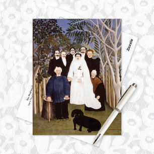 Cartão Postal A Festa de casamento Henri Rousseau