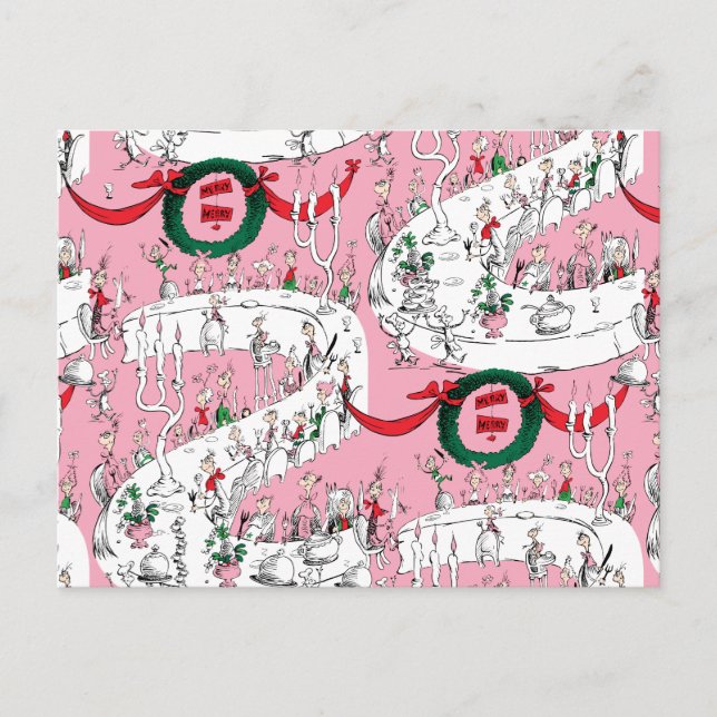 Cartão Postal A Festa de Natal dos Whos (Frente)