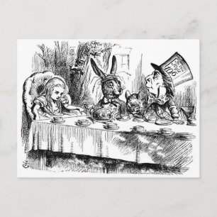 Cartão Postal A festa do chá do Mad Hatter