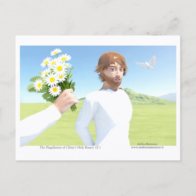 Cartão Postal A Flagelação de Cristo (Frente)