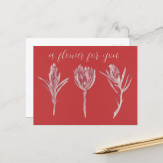 Cartão Postal A flower for you