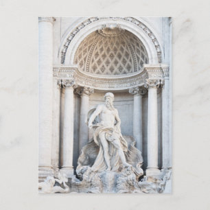 Cartão Postal A fonte do Trevi (italiano: Fontana di Trevi) 3