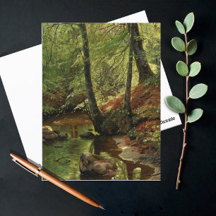 Cartão Postal A Forest Stream (1895)