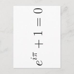 Cartão Postal A fórmula Euler