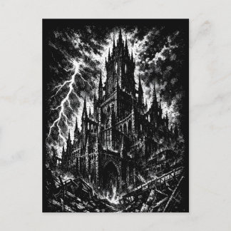 Cartão Postal A Fortaleza Negra por BurnsInHell