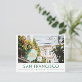 Cartão Postal A Foto de Haight & Ashbury São Francisco