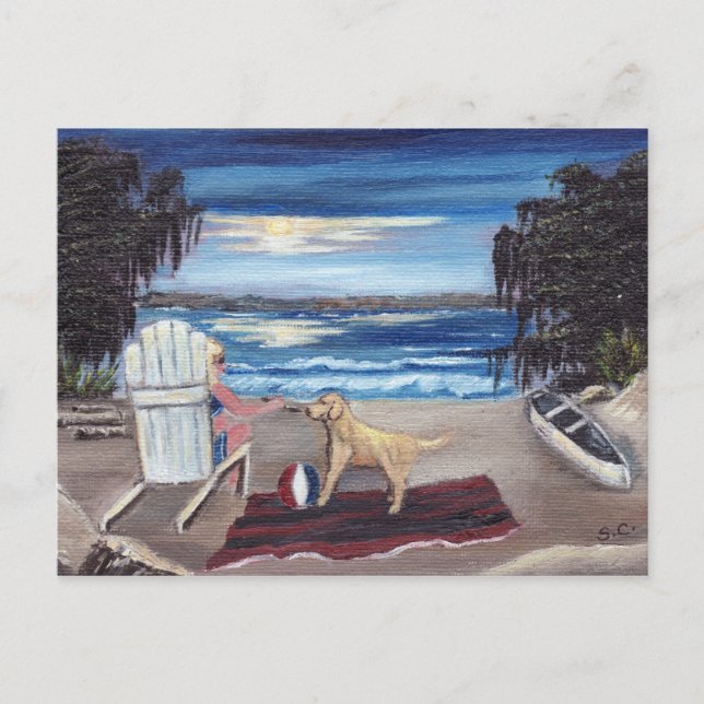 Cartão Postal A fuga (Frente)