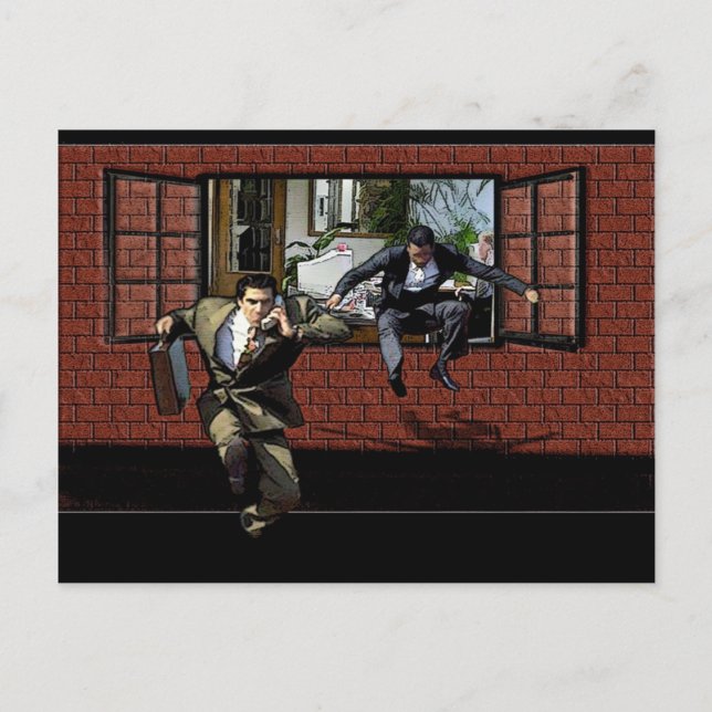 Cartão Postal A fuga do Excelente (Frente)