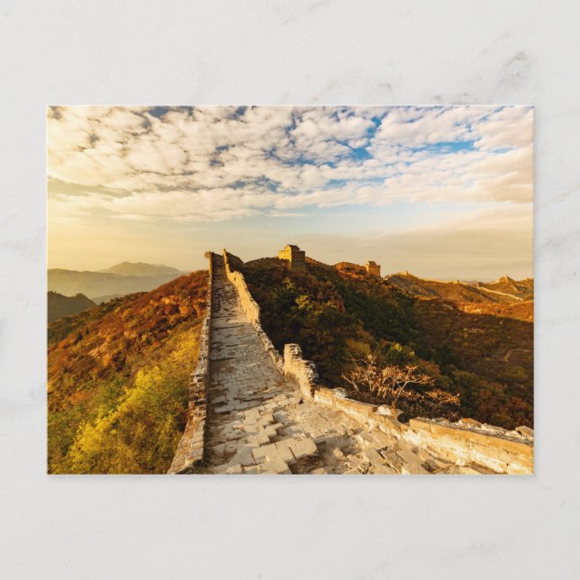 Cartão Postal A Grande Muralha da China (Frente)