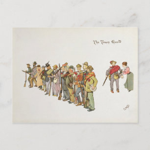 Cartão Postal A Guarda da Cidade do Leaguer de Ladysmith