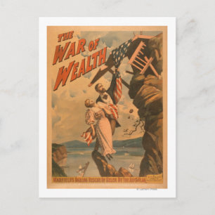 Cartão Postal A Guerra da Riqueza - Poster