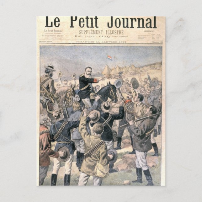 Cartão Postal A Guerra no Transporte (Frente)