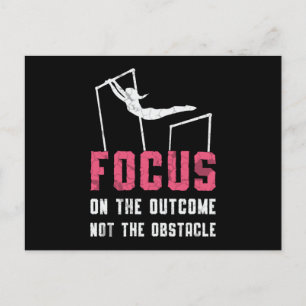 Cartão Postal A Gymnástica Foca-Se No Gymnast De Feixes De Bare