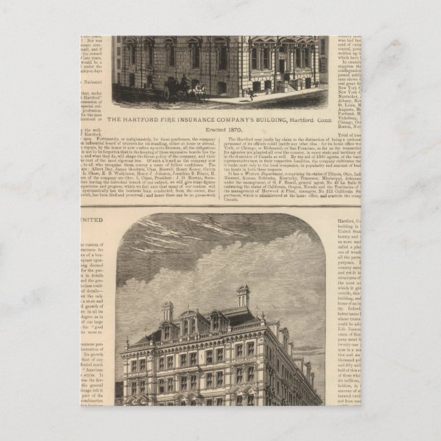 Cartão Postal A Hartford Fire Insurance Company (Frente)