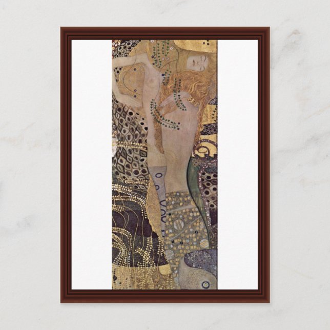Cartão Postal A Hidra De Klimt Gustav (Frente)
