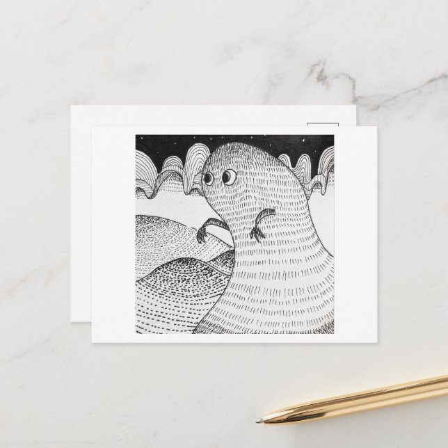 Cartão Postal A hora das bruxas (Frente/Verso In Situ)