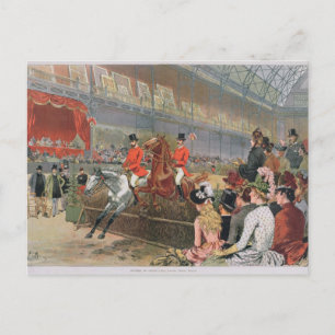 Cartão Postal A Horse Race, 1886