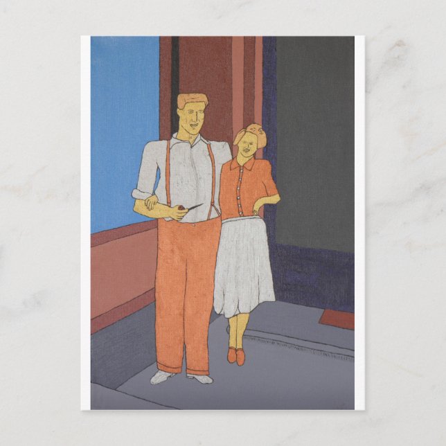 Cartão Postal A Idade Ouro Da Felicidade (Frente)