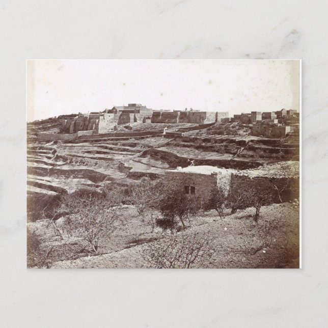 Cartão Postal A Igreja da Natividade em Belém (Frente)