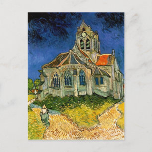Cartão Postal A Igreja em Auvers por Vincent Van Gogh