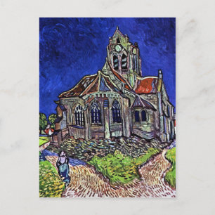 Cartão Postal A Igreja em Auvers por Vincent van Gogh 1890