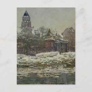 Cartão Postal A Igreja em Vetheuil, 1879