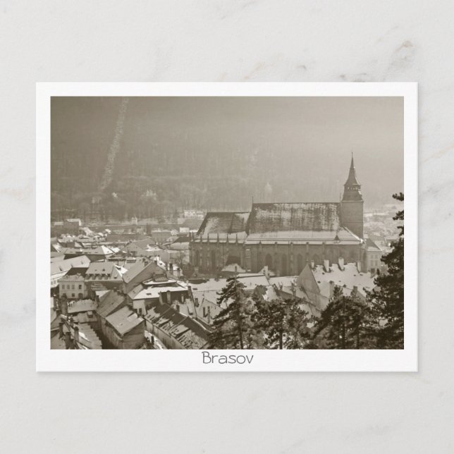 Cartão Postal A Igreja Negra (Frente)