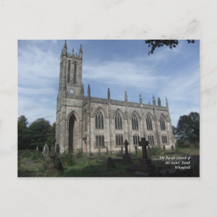 Cartão Postal A Igreja Paróquia de Todos os Santos e Whitefield