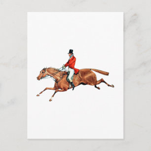 Cartão Postal A Ilustração da Caça