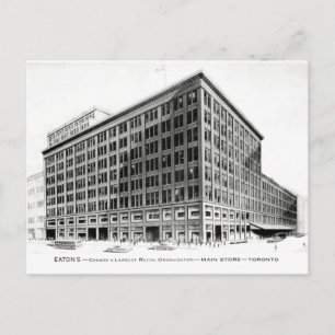 Cartão Postal A ilustração da Rainha Rua Toronto de Eaton