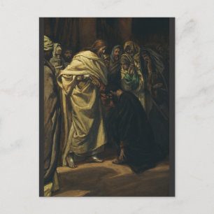 Cartão Postal A Incredulidade de São Tomás por James Tissot