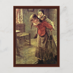 Cartão Postal A Irmã Grande De Fritz Von Uhde