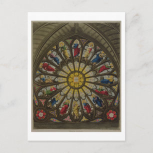 Cartão Postal A Janela Norte, placa D da "Abadia Westminster"