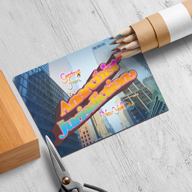 Cartão Postal A Jurisdição Anarquista Da Nova Iorque (Criador carregado)