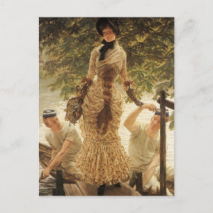 Cartão Postal A Lady on the Thames